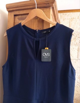 Vestido OVS azul nuevo con etiqueta