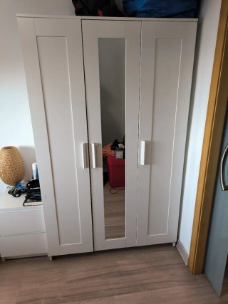 Armario IKEA Brimnes 3 puertas blanco