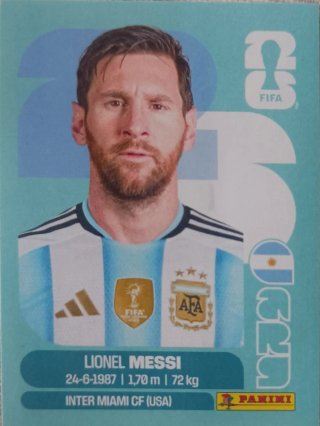 Cromo Mundial Messi 2022 Inter Miami CF