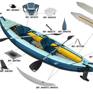 Kayak Hinchable 100 Essential 1-2 Plazas