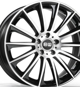 Juego de 4 Llantas 18 Elite Wheels EW02 Radial Bla