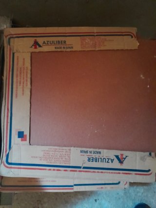 Baldosas para terraza Azuliber. 2 cajas. 10€ cada