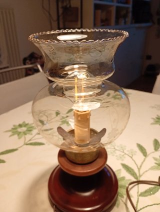 Lampada vintage stile Liberty funzionante