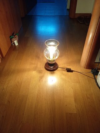 Lampada vintage stile Liberty funzionante