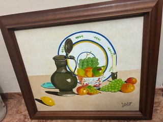 Cuadro Naturaleza Muerta con Frutas