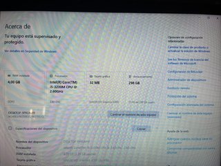 Portatil CLEVO W250EUQ Win10