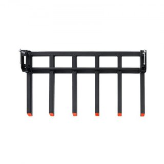 Garras de Escombros para Cubo de 60", Capacidad de 4560 lbs Garras de Paleta de Alta Resistencia Accesorios para Cubo, Adecuadas para Cubo de Cargadora Skidsteer Tractor para Limpiar Ramas Caídas ...