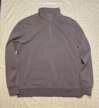 Sudadera Mango Media Cremallera Marrón
