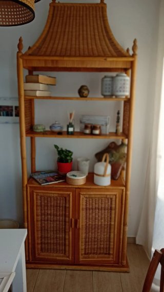 Mueble mimbre interior/exterior
