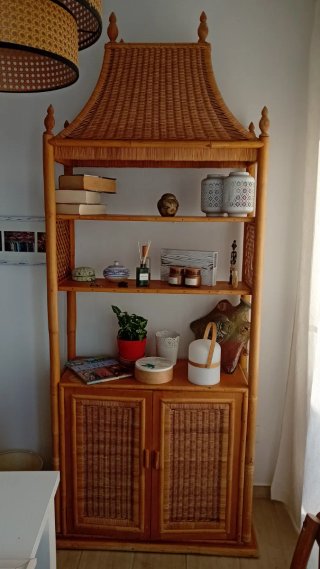 Mueble mimbre interior/exterior