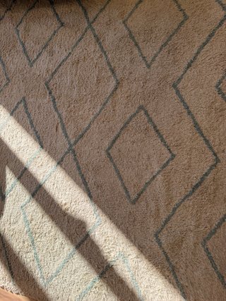 Alfombra Beige y Gris 3x2m