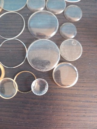 Lotto Ricambi Orologi. 1 Vintage – Vetrini, Bracci