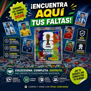 TERMINO TU COLECCIÓN - Cromos Panini Mundial 2026