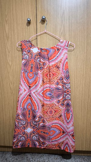 Vestido Boho Naranja Paisley Verano