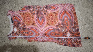Vestido Boho Naranja Paisley Verano