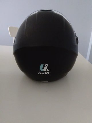 Casco Moto Jet Negro Unik