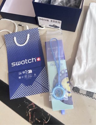 Reloj tipo AP x Swatch con Correa