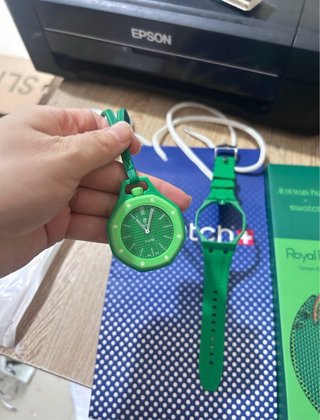 Reloj tipo AP x Swatch con Correa