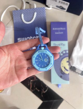 Reloj tipo AP x Swatch con Correa