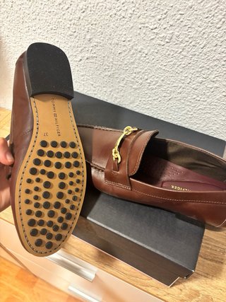 Mocasines Tommy Hilfiger Marrones Mujer