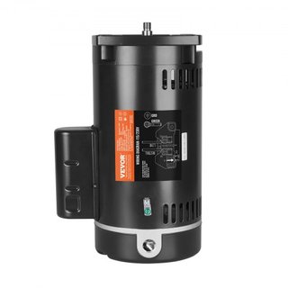 Motor de Bomba de Piscina de 1.5 HP, Marco 56Y, 115V(12.8 Amperios)/230V(6.4 Amperios) 3450 RPM, 60Hz, Factor de Servicio 1.1, Condensador 90μF/250V, Motor de Reemplazo de Flange Cuadrado de Rotac...