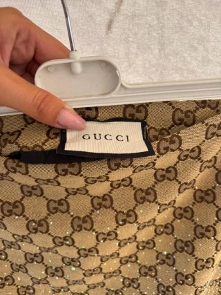 Falda Gucci con brillos