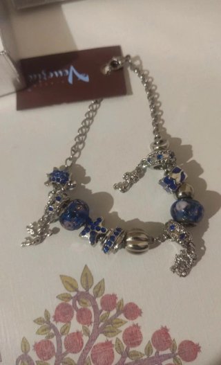 Bracciale con Charm Blu