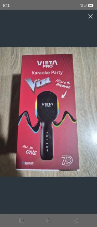 Micrófono Karaoke Vieta Pro La Voz