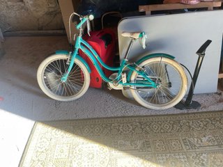 Bicicleta niña color turquesa