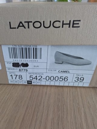 Zapatos LATOUCHE destalonados camel