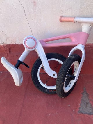 Bici niña plegable rosa