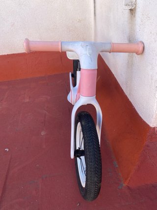 Bici niña plegable rosa