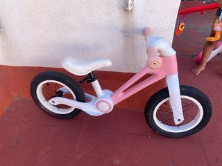 Bici niña plegable rosa