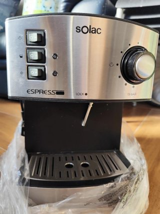 Cafetera Solac Espresso 19 Bar