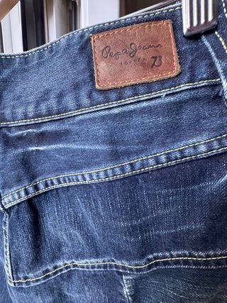 Falda vaquera patchwork Pepe Jeans vintage S