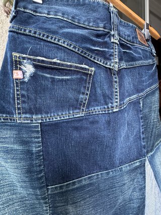 Falda vaquera patchwork Pepe Jeans vintage S