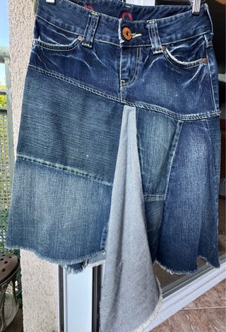 Falda vaquera patchwork Pepe Jeans vintage S