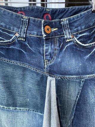 Falda vaquera patchwork Pepe Jeans vintage S