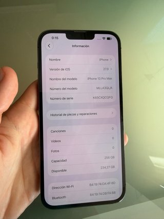 iPhone 13 Pro Max 256GB Grafito