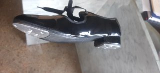 Zapatos claqué fluidos negros T41