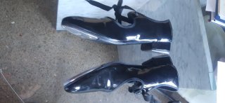 Zapatos claqué fluidos negros T41