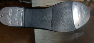 Zapatos claqué fluidos negros T41