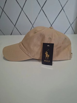 Gorra Polo Ralph Lauren Beige con etiqueta