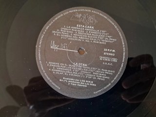 Los Nikis, Vinilo 12", Rock Nacional