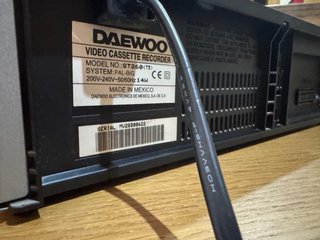 Reproductor VHS Daewoo