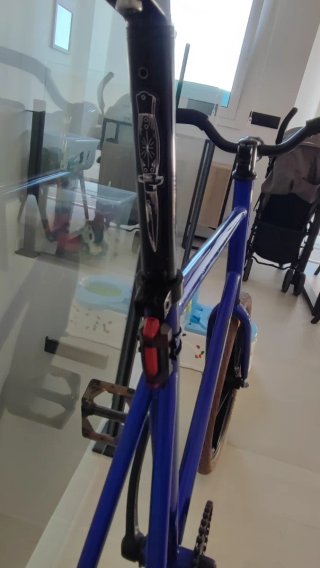 Mini Velo Fixie Azul