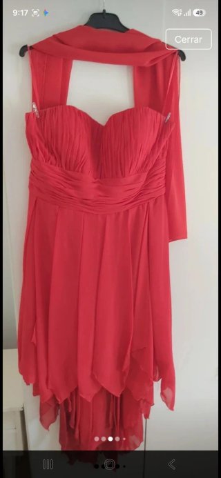 Vestido de fiesta rojo