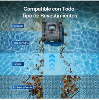 Robot Limpiafondos Piscina Ultenic