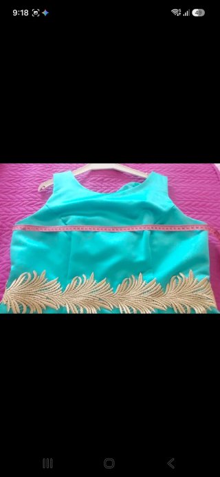Vestido de fiesta color turquesa