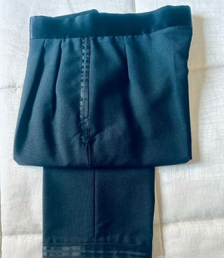 Abito elegante uomo nero taglia 46